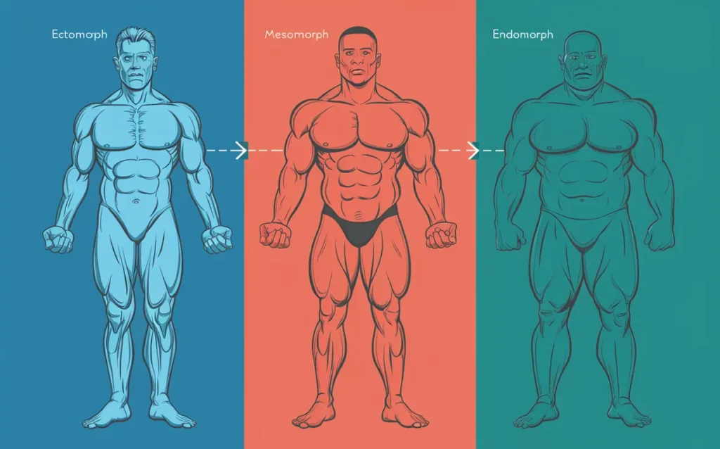 انواع تیپ بدنی در بدنسازی